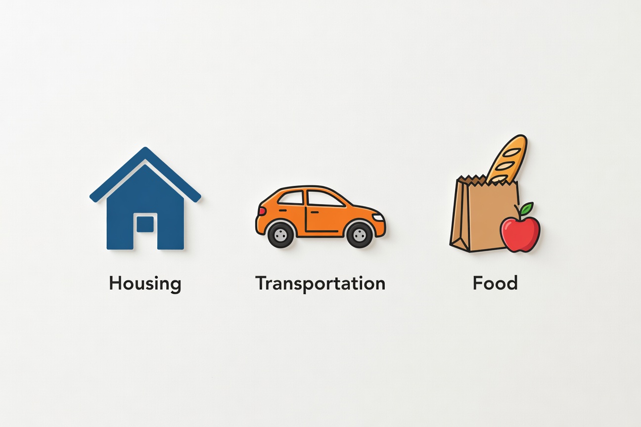 Iconos de categorías de presupuesto del hogar